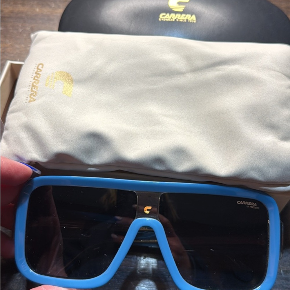 Carrera Blue and Black Sunglasses